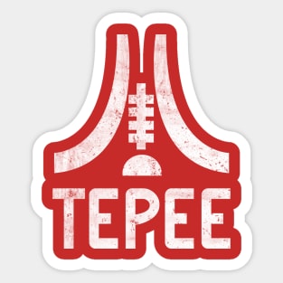 Native American Tepee Design Sticker